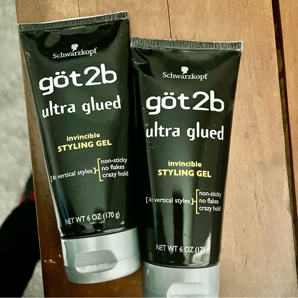 Schwarzkopf got2b Ultra Glued Styling Gel - Black